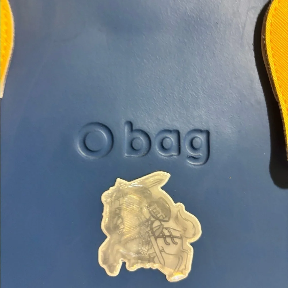 O bag Blue and Yellow thermoplastic compound  waterproof backpack Bag